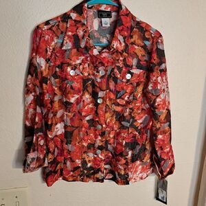 Lark Lane button down blouse size 10 NWT